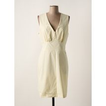 GOA GOA - Robe mi-longue beige en coton - Femme - Taille 40 - Modz
