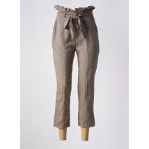 GAUDI - Pantalon casual beige en lyocell - Femme - Taille 32 - Modz