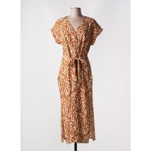 GARCIA - Robe longue marron en polyester - Femme - Taille 40 - Modz