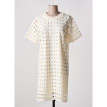 ELLI WHITE - Robe mi-longue beige en polyester - Femme - Taille 40 - Modz