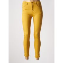 NINA CARTER - Pantalon 7/8 jaune en coton - Femme - Taille 38 - Modz