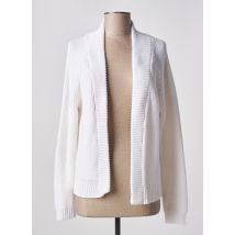 AN' GE - Gilet manches longues blanc en acrylique - Femme - Taille TU - Modz
