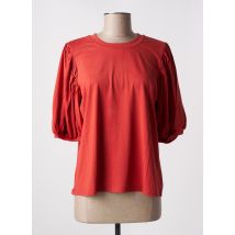 IDANO - T-shirt orange en viscose - Femme - Taille 34 - Modz