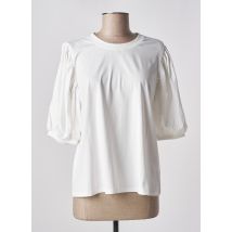 IDANO - T-shirt blanc en viscose - Femme - Taille 36 - Modz