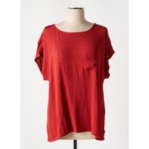ELLE EST OU LA MER - Blouse orange en viscose - Femme - Taille 40 - Modz