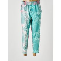 LCDN - Pantalon 7/8 vert en polyester - Femme - Taille 38 - Modz