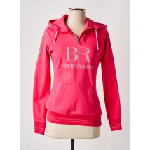 BR - Sweat-shirt à capuche rose en polyester - Femme - Taille 34 - Modz