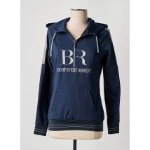 BR - Sweat-shirt à capuche bleu en polyester - Femme - Taille 36 - Modz