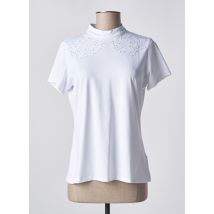 MONTAR - T-shirt blanc en polyester - Femme - Taille 40 - Modz
