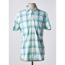 WRANGLER - Chemise manches courtes vert en coton - Homme - Taille M - Modz