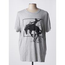 WRANGLER - T-shirt gris en coton - Homme - Taille XL - Modz