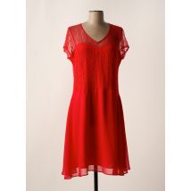 GREGORY PAT - Robe mi-longue rouge en polyamide - Femme - Taille 40 - Modz