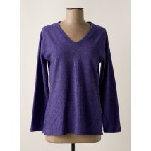 UNICA PLUS - Pull violet en polyester - Femme - Taille 36 - Modz