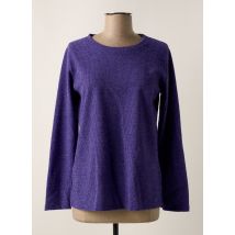 UNICA PLUS - Pull violet fonce en polyester - Femme - Taille 40 - Modz