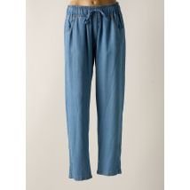 MERI & ESCA - Pantalon droit bleu en tencel - Femme - Taille 38 - Modz