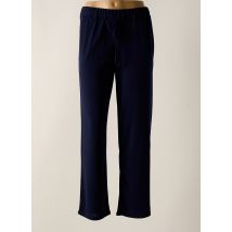 UNICA PLUS - Pantalon droit bleu en polyester - Femme - Taille 40 - Modz