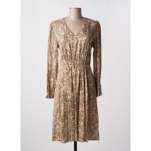 JULIE GUERLANDE - Robe mi-longue marron en viscose - Femme - Taille 42 - Modz