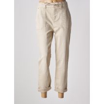 STREET ONE - Pantalon slim beige en coton - Femme - Taille TU - Modz