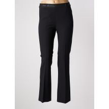 ANNA MONTANA - Pantalon droit noir en polyester - Femme - Taille 36 - Modz