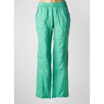 BARBARA LEBEK - Pantalon droit vert en lin - Femme - Taille 38 - Modz