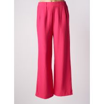 C'EST BEAU LA VIE - Pantalon large rose en viscose - Femme - Taille 40 - Modz
