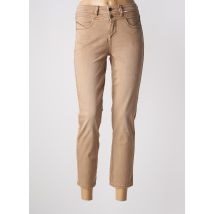 STREET ONE - Jeans coupe droite beige en coton - Femme - Taille TU - Modz