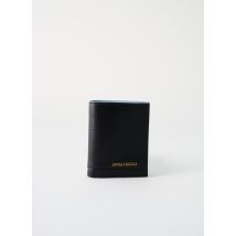 ANNA VIRGILI - Portefeuille noir en cuir - Femme - Taille TU - Modz