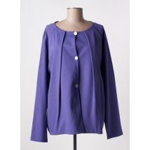 JUST CURVY - Veste casual violet en viscose - Femme - Taille 36 - Modz