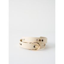 YESTA - Ceinture beige en autre matiere - Femme - Taille 54 - Modz