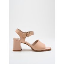 REQINS - Sandales/Nu pieds beige en cuir - Femme - Taille 39 - Modz