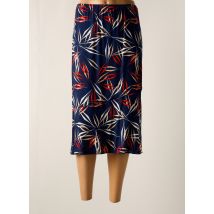 SOMMERMANN - Jupe mi-longue bleu en viscose - Femme - Taille 48 - Modz