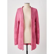 JUPER - Gilet manches longues rose en autre matiere - Femme - Taille 42 - Modz