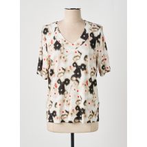 FRANK WALDER - Top beige en viscose - Femme - Taille 52 - Modz