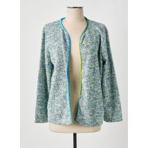 JUPER - Gilet manches longues vert en polyester - Femme - Taille 38 - Modz