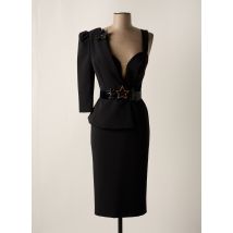 ELISABETTA FRANCHI - Robe mi-longue noir en polyester - Femme - Taille 36 - Modz