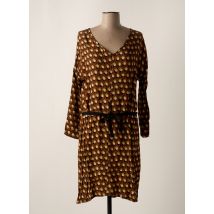 DIEGA - Robe mi-longue marron en viscose - Femme - Taille 34 - Modz