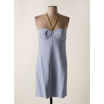 ELISABETTA FRANCHI - Robe courte bleu en viscose - Femme - Taille 36 - Modz