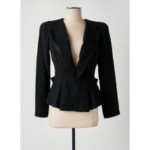 ELISABETTA FRANCHI - Blazer noir en viscose - Femme - Taille 44 - Modz