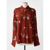 GAT RIMON - Chemisier marron en viscose - Femme - Taille 34 - Modz