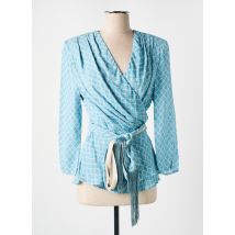 ELISABETTA FRANCHI - Blouse bleu en viscose - Femme - Taille 40 - Modz