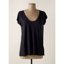 SET - T-shirt bleu en coton - Femme - Taille 40 - Modz