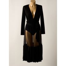 ELISABETTA FRANCHI - Ensemble jupe noir en viscose - Femme - Taille 38 - Modz
