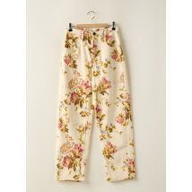 SEMICOUTURE - Jean coupe Mom beige en coton - Femme - Taille W26 - Modz