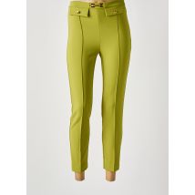 ELISABETTA FRANCHI - Pantalon 7/8 vert en polyester - Femme - Taille 36 - Modz