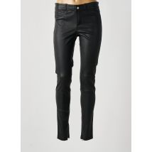 SET - Pantalon slim noir en cuir - Femme - Taille 40 - Modz