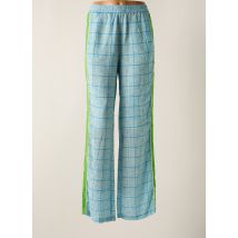 ESSENTIEL ANTWERP - Pantalon droit bleu en soie - Femme - Taille 36 - Modz