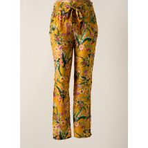 SET - Pantalon droit jaune en viscose - Femme - Taille 34 - Modz