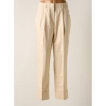 ESSENTIEL ANTWERP - Pantalon droit beige en coton - Femme - Taille 40 - Modz