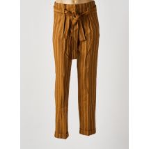 VALENTINE GAUTHIER - Pantalon droit jaune en viscose - Femme - Taille 34 - Modz