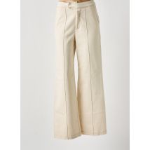 VALENTINE GAUTHIER - Jean coupe flare beige en coton - Femme - Taille 34 - Modz
